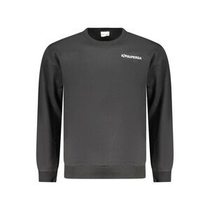 Superga Black Cotton Men's Men's Sweatshirt